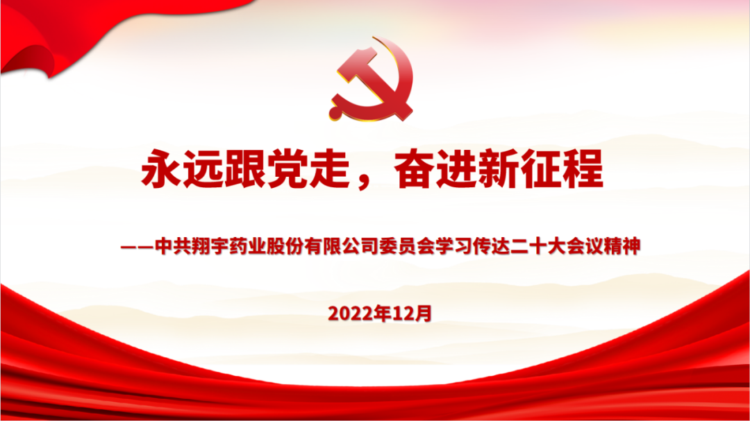 学深悟透 实干笃行|仲博cbin99药业召开党的二十大精神学习大会